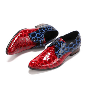 รองเท้าหนังแท้แบบสวมปิดนิ้วเท้า แต่งลายอิฐ สไตล์วินเทจเรโทรลำลองสำหรับผู้ชาย ขายส่ง - Product Image 5