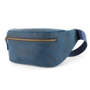 Sac banane en <span class=keywords><strong>cuir</strong></span> véritable végétalien de luxe personnalisé en usine pochette de ceinture pour hommes et femmes - Product Image 1