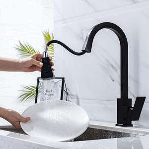 Robinet de cuisine à capteur tactile intelligent en laiton de luxe avec LED 3 voies robinet d'économie d'eau mitigeurs chauds et froids - Product Image 3