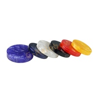 Meilleure vente Dames rondes en résine marbrée 50mm Grandes pierres de backgammon personnalisées de divertissement rose rouge bleu blanc