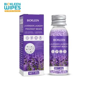 Biokleen 20g 라벤더 비즈 지속적인 향기 세탁 비즈 청정제 향기 부스터 세탁기 용 비즈