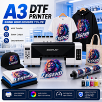 Printer DTF A3 XP600 I1600 I3200 untuk Kaos & Hoodie Custom, Stabil, Tahan Lama, Dilengkapi Pengering Shaker untuk Toko Sablon