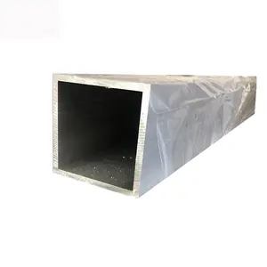 EN JIS Temper anodized fabric square section aluminium tube 6061 t6 5A03 5A05 5A06 6A02 7A04 7A09 rectangular aluminium tube