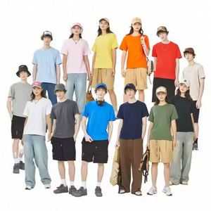 T-shirt d'été pour homme en coton tricoté 100 %, manches courtes, coupe classique, 180 g/m², respirant, séchage rapide, imprimé personnalisé, blanc, design vierge - Product Image 2