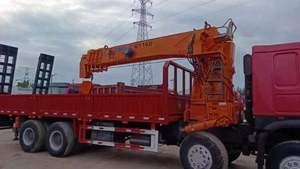 Grue de camion HOWO 16 tonnes d'origine d'occasion à vendre avec grue de camion 20 tonnes 30 tonnes 50 tonnes à bas prix - Product Image 2