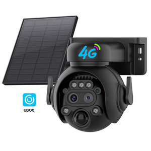 Cámara <span class=keywords><strong>de</strong></span> Seguridad Ubox <span class=keywords><strong>App</strong></span> 6MP para Exteriores, <span class=keywords><strong>Zoom</strong></span> 12x, 4G Wifi, Solar, Doble Lente, Visión Nocturna a Color, Inalámbrica 4G - Product Image 1
