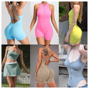 Liquidation DJ Vêtements mixtes pour femmes Différents styles <span class=keywords><strong>de</strong></span> vêtements <span class=keywords><strong>de</strong></span> yoga sportifs et à la mode disponibles en <span class=keywords><strong>vente</strong></span> <span class=keywords><strong>de</strong></span> gros aux prix actuels. - Product Image 4