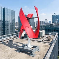 Générateur éolien hélicoïdal de 20 kW, kit complet, système d'éolienne à axe vertical connecté au réseau