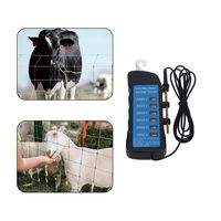Testeur de tension de clôture électrique, testeur de clôture portable, outil de test d'équipement agricole au néon, détecteur de défauts Max 1000V-10000V