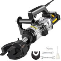 Máquina dobladora de barras de refuerzo eléctrica hidráulica de alta calidad de fábrica de China, máquina dobladora de Metal, voltaje y enchufe personalizables