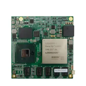 מעבד LS3A5000 חדש עם ארבעה ליבות COM-Express לוח אם משובץ קומפקטי 95 מ""מ*95 מ""מ תעשייתי DDR4 VGA SATA 8GB שולחני