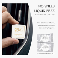 Diffuseur de parfum de luxe AQUA BLANCE pour voiture, désodorisant avec clip de ventilation PE pour aromathérapie et élimination des odeurs dans les voitures