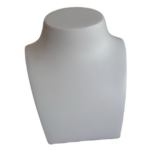 หุ่นโชว์สร้อยคอผู้หญิงแบบกำมะหยี่เงาเคลือบด้าน - Product Image 1