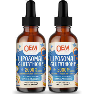 Suplemento Alimenticio Personalizado OEM de Grado Alimenticio, Glutatión en Gotas Orales para Aclarar la Piel, L-Glutatión Líquido de Cultivo Silvestre - Product Image 1