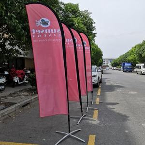 Наружный пользовательский дизайн логотипа печать рекламный пляжный флаг перо флаг капленые флаги и баннеры - Product Image 5