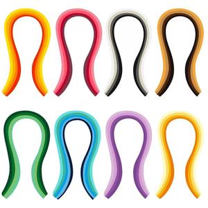 Tiras de Papel para Quilling Beckon Personalizables, Colores Degradados Surtidos, 3mm 5mm de Ancho, 30cm de Largo, para Manualidades Creativas - Product Image 2