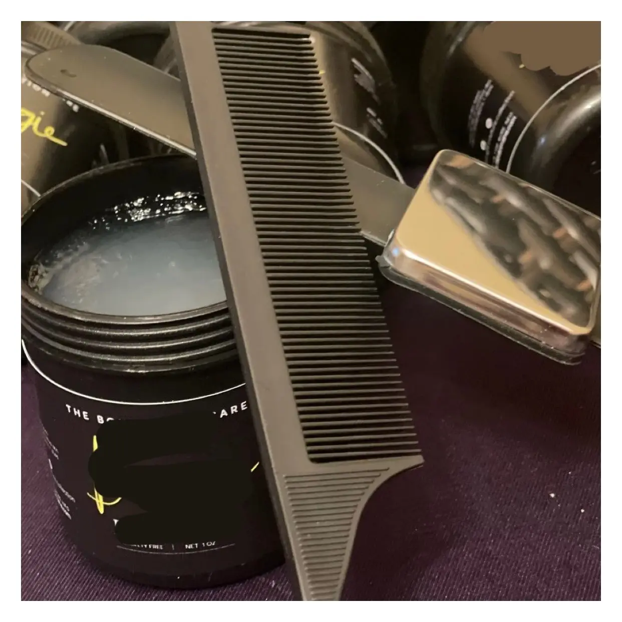 Hair Metal Precision Rat Tail Comb mix color Heat Resistant Rat Tail Comb