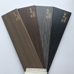 Các Thành Phần Rèm Cửa Pvc Bằng Gỗ Pvc-Các Thanh Rèm Gỗ Giả Pvc - Product Image 3