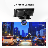 Navigateur GPS portable avec écran tactile 2K de 10,26 pouces, CarPlay sans fil, Android Auto, autoradio, stéréo de voiture, carte mondiale, 1 an