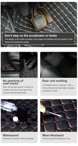 Alfombrillas de Coche de Cuero TPE con Logotipo Personalizado, Antideslizantes, Fáciles de Limpiar, Alfombrillas Interiores para Coche, Alfombrillas Impermeables para el Suelo del Coche, <span class=keywords><strong>Santa</strong></span> <span class=keywords><strong>Fe</strong></span> X5 Q5 - Product Image 6