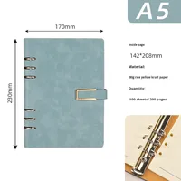 En stock, bloc-notes détachable A5 pour bureau, carnet de réunion d'affaires, papeterie avec logo personnalisé, carnet à feuilles mobiles