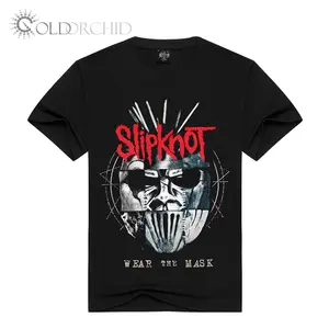 Super cool stylish 3d printing free style punk rock plain blank t-shirt for men