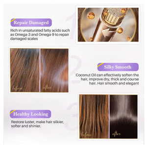 Arganrro Nouvelle Arrivée <span class=keywords><strong>Hydratant</strong></span> Lissant Voloumizing <span class=keywords><strong>Lait</strong></span> De Noix De Coco Laisser Dans L'après-shampooing - Product Image 4