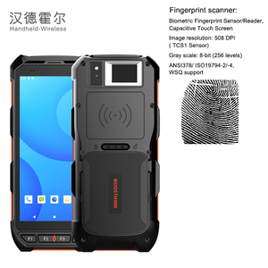 FBI sinh trắc học vân tay cầm tay PDA 5.5nch điện thoại di động Android 10.0 dữ liệu <span class=keywords><strong>Collector</strong></span> thiết bị đầu cuối với RFID và máy quét mã vạch tùy chọn - Product Image 5