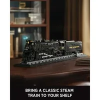 NifeliZ NF10323A Nouveau modèle de locomotive à vapeur MOC 2026, jouets de bricolage pour adultes et garçons, cadeau de présentation, ensembles de blocs de construction 1593 pièces