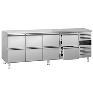 ตู้แช่เย็น GGM Gastro รุ่น ECO - 2230x700 มม. - 8 ลิ้นชัก - Product Image 1