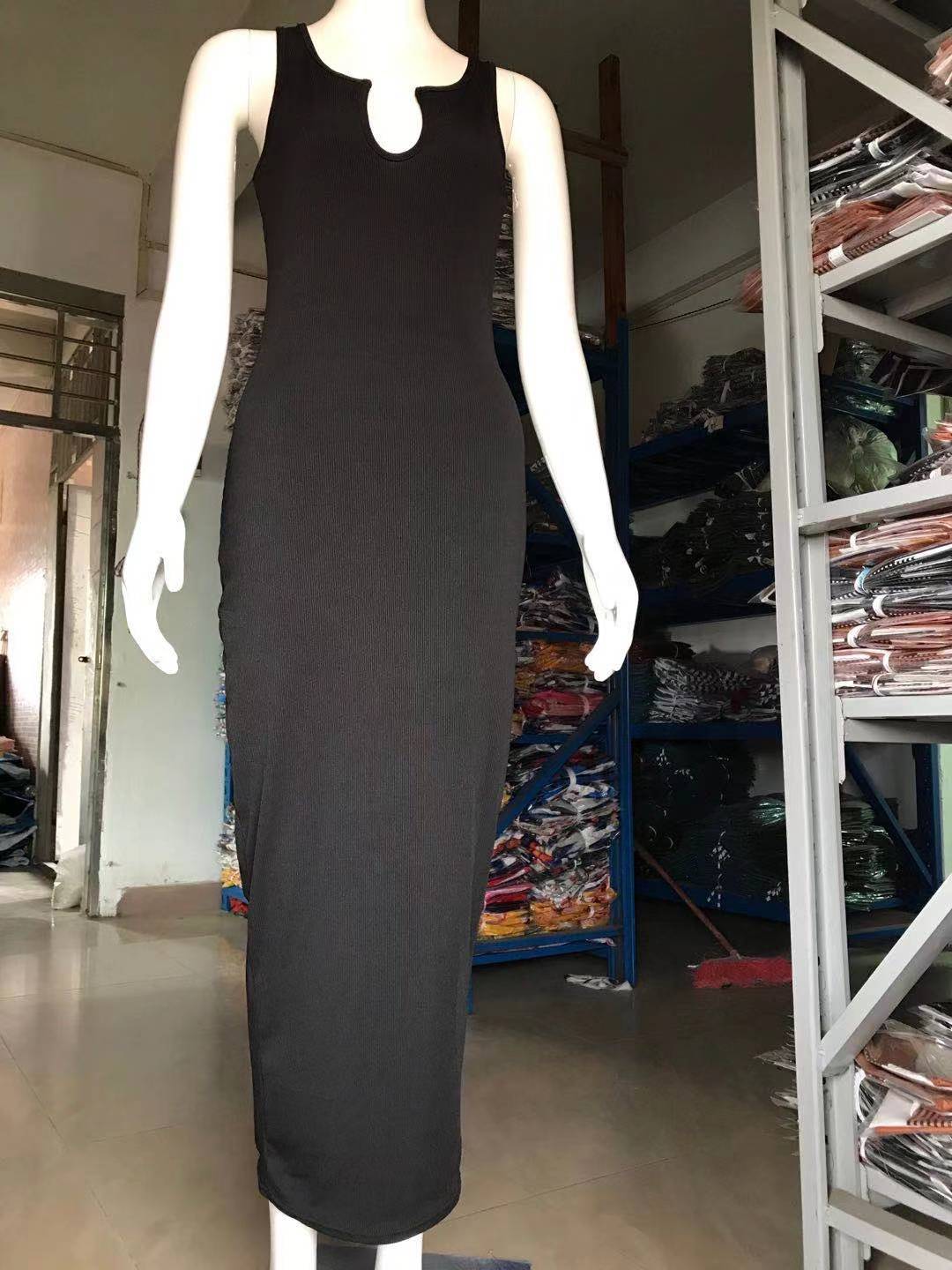 Black long dress