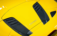 Ferrari F8 Tributo Spider 2019-2023 için Kuru Karbon Fiber Arka Motor Kapağı Önceden Yüklü Karbon Fiber Motor Paneli