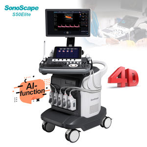 Smart Sonoscape S50Elite Medical Trolley 3D 4D <span class=keywords><strong>5D</strong></span> Máquina de ultrasonido con función AI para diagnóstico obstétrico y ginecológico - Product Image 1
