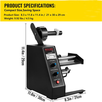 Séparateur automatique d'étiquettes 1150D en gros pour largeur d'étiquette 4-140mm