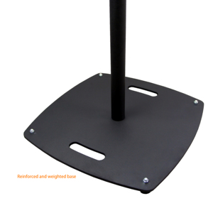 Support de haut-parleur trépied en aluminium noir à base plate, modèle WP-164B-2, en promotion - Product Image 6