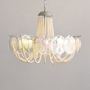 Lustre en verre coloré AB Creative pour salon, salle à manger, chambre à coucher, luminaires de luxe pour hôtel - Product Image 4
