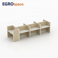 Solution de mobilier de bureau EGROspace : Cloison de séparation, Poste de travail individuel pour centre d'appels, Poste de travail en îlot pour bureau