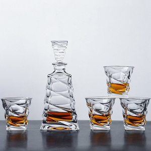 Exclusivo Juego de Decantador de Whisky de Vidrio de Borosilicato con Piedras de Whisky, Regalo de Vidrio Personalizado para Hombres - Día <span class=keywords><strong>del</strong></span> <span class=keywords><strong>Padre</strong></span> 2023 - Product Image 5