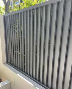 تصميم كوة حديثة من الشركة المصنعة المورد مصنع حديقة سياج الخصوصية في الهواء الطلق الألومنيوم كوة السياج - Product Image 2