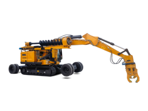 Machine de forage et de montage de poteaux à double usage sur roues et chenilles, Fourniture directe d'usine. - Product Image 1