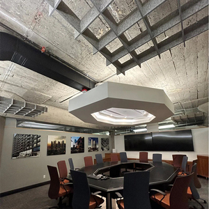 <span class=keywords><strong>2025</strong></span> thiết kế mới Pet Acoustic Tấm trần chống cháy cách âm baffle nghệ thuật bảng cho nội thất - Product Image 2