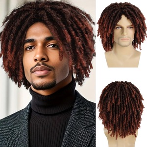 Parrucca Intrecciata a Macchina in Seta per <span class=keywords><strong>Uomo</strong></span>, Stile Dreadlocks Europeo Americano Africano, per Cambiare l'Acconciatura - Product Image 6