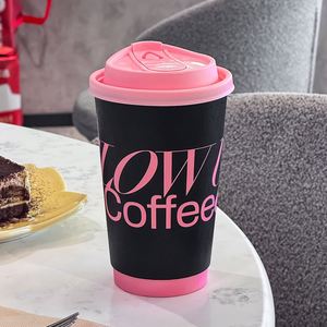 Vasos de Papel para Café Personalizados Desechables con Tapas, Logotipo Impreso Personalizado, Vasos de Papel Ecológicos para Bebidas Calientes para Cafetería - Product Image 5