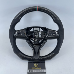 Volante de Cuero y Fibra de Carbono Personalizado de Excelente Calidad para <span class=keywords><strong>Maserati</strong></span> Levante Ghibli <span class=keywords><strong>Quattroporte</strong></span> <span class=keywords><strong>GTS</strong></span> M157 M156 2017-2024 en Stock - Product Image 1