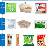 Machine d'emballage alimentaire automatique pour sucre, haricots, graines, pommes de terre, chips, pistaches, etc. de 5 g, 20 g, 100 g. Avec fermeture à sachet en papier