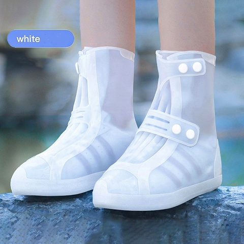 Men Women Children's New Fashion Waterproof TPE Rain Boots Non-Slip Water Shoes for Summer and Winter Rainy Day Shoe Cover