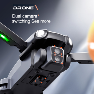 S119 Drone với Dual 4K HD máy ảnh tránh chướng ngại vật dòng quang có thể gập lại Wifi FPV không chổi than động cơ trên không xe RC dron đồ chơi - Product Image 6