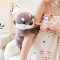 Peluche Otter de mer en coton PP, mignonne et douce, pour bébé, cadeau en gros