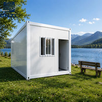 Maison conteneur préfabriquée moderne en kit pour bar et atelier, respirante, garantie 1 an, solution complète d'usine