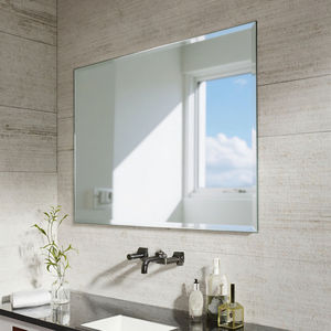 Verre miroir en aluminium double couche personnalisé en usine en Chine, 1,1 mm-6 mm, verre flotté argenté pour applications salle de bain et cuisine - Product Image 3